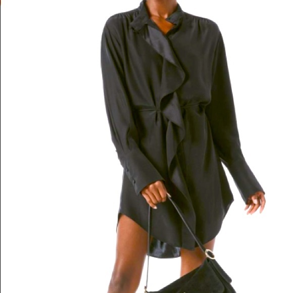 NWT Frame Cravat Collared Dress - Picture 1 of 5